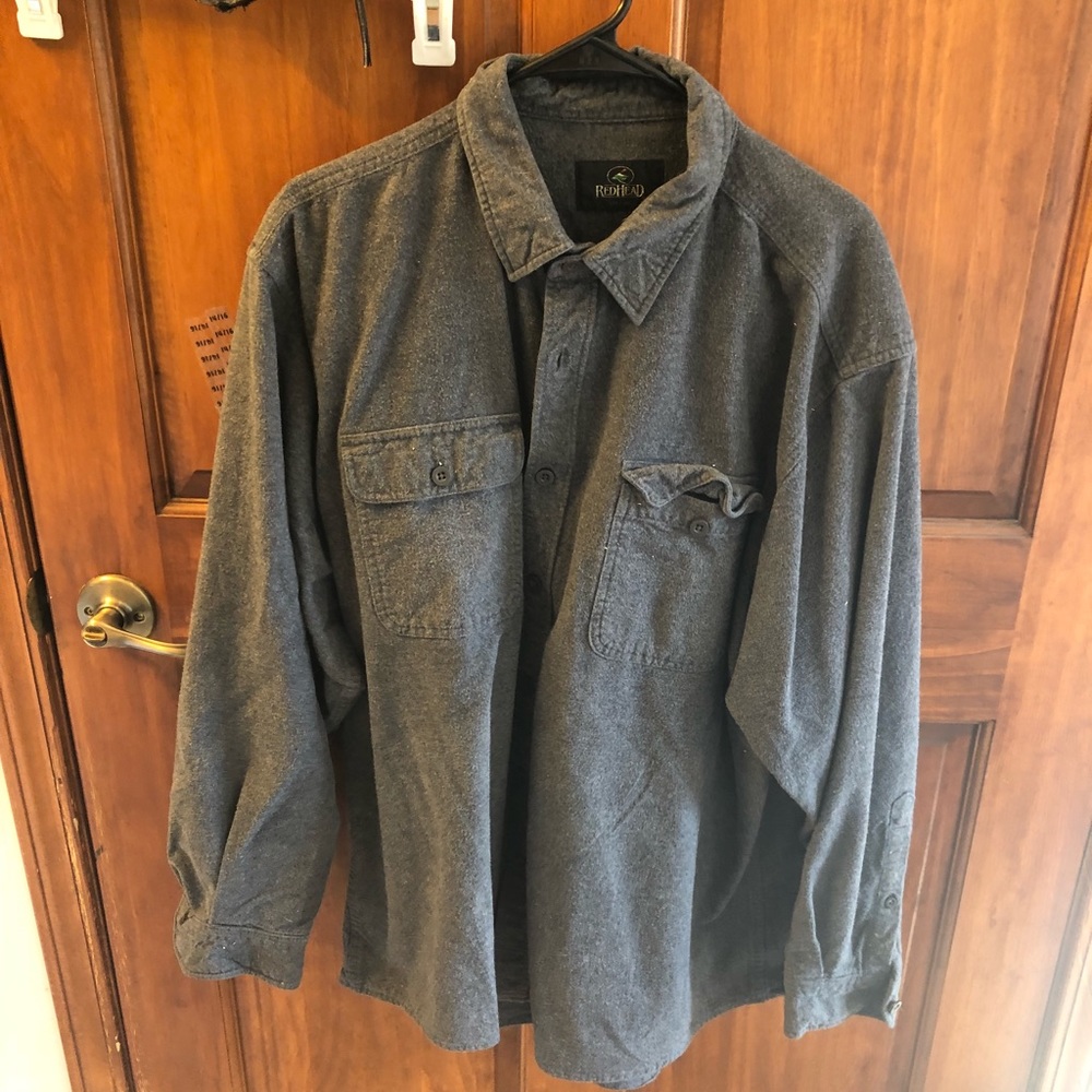 Gray RedHead button up shirt